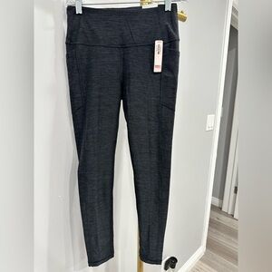 Victoria's Secret High Rise 7/8 Length On Point Charcoal Leggings
